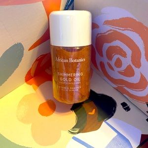African botanical shimmering gold oil